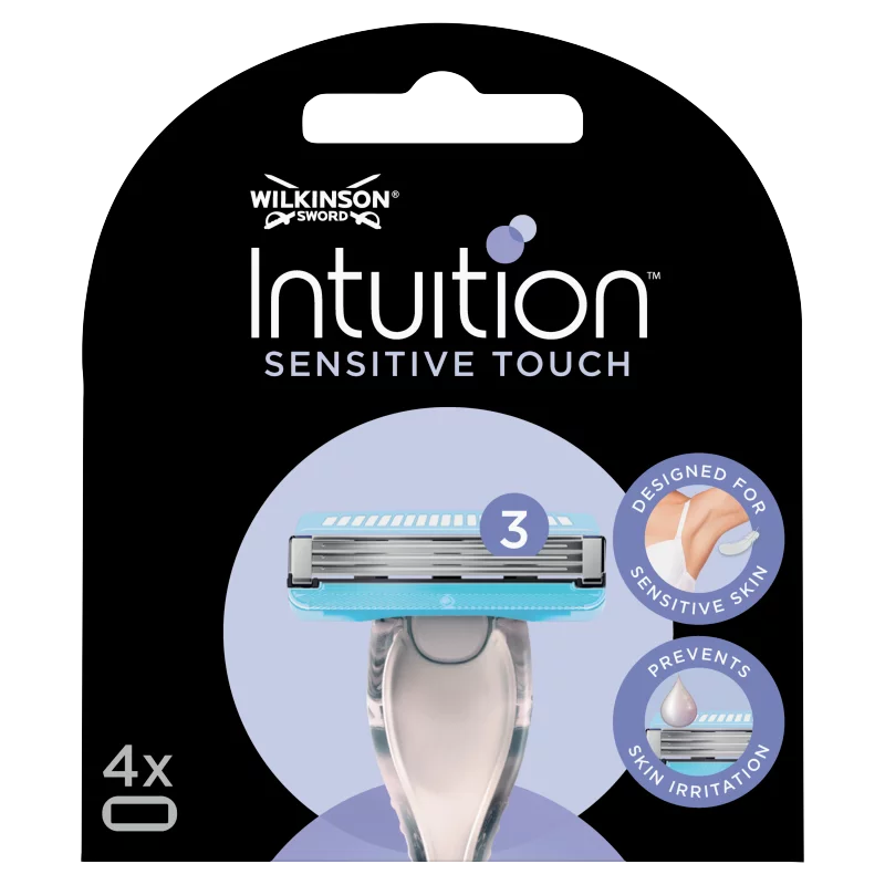 Wilkinson Sword Intuition Sensitive Touch 3 pengével ellátott borotvafej 4 db
