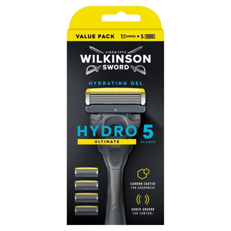 Wilkinson Sword Hydro ötpengés borotva hidratáló zselével 5 db