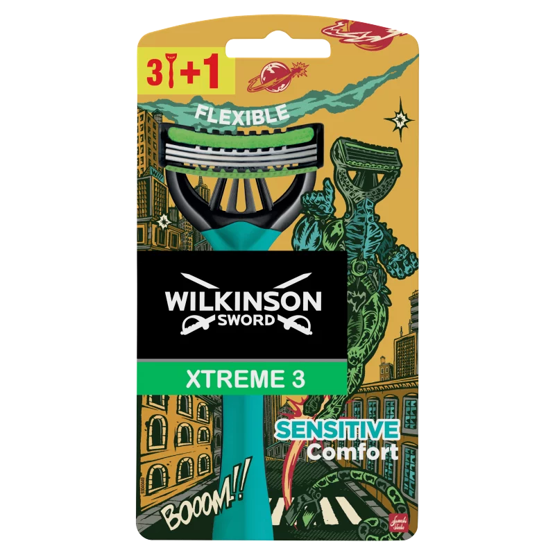 Wilkinson Sword 3 rugalmas pengével ellátott borotva