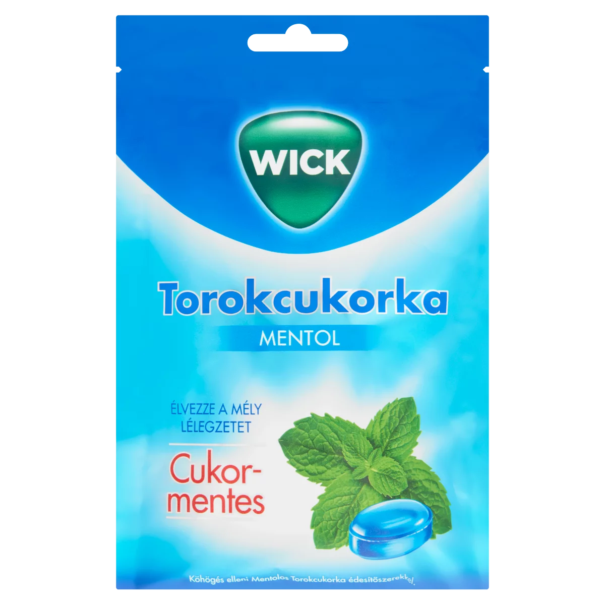 Wick Mentol cukormentes torokcukorka 72 g