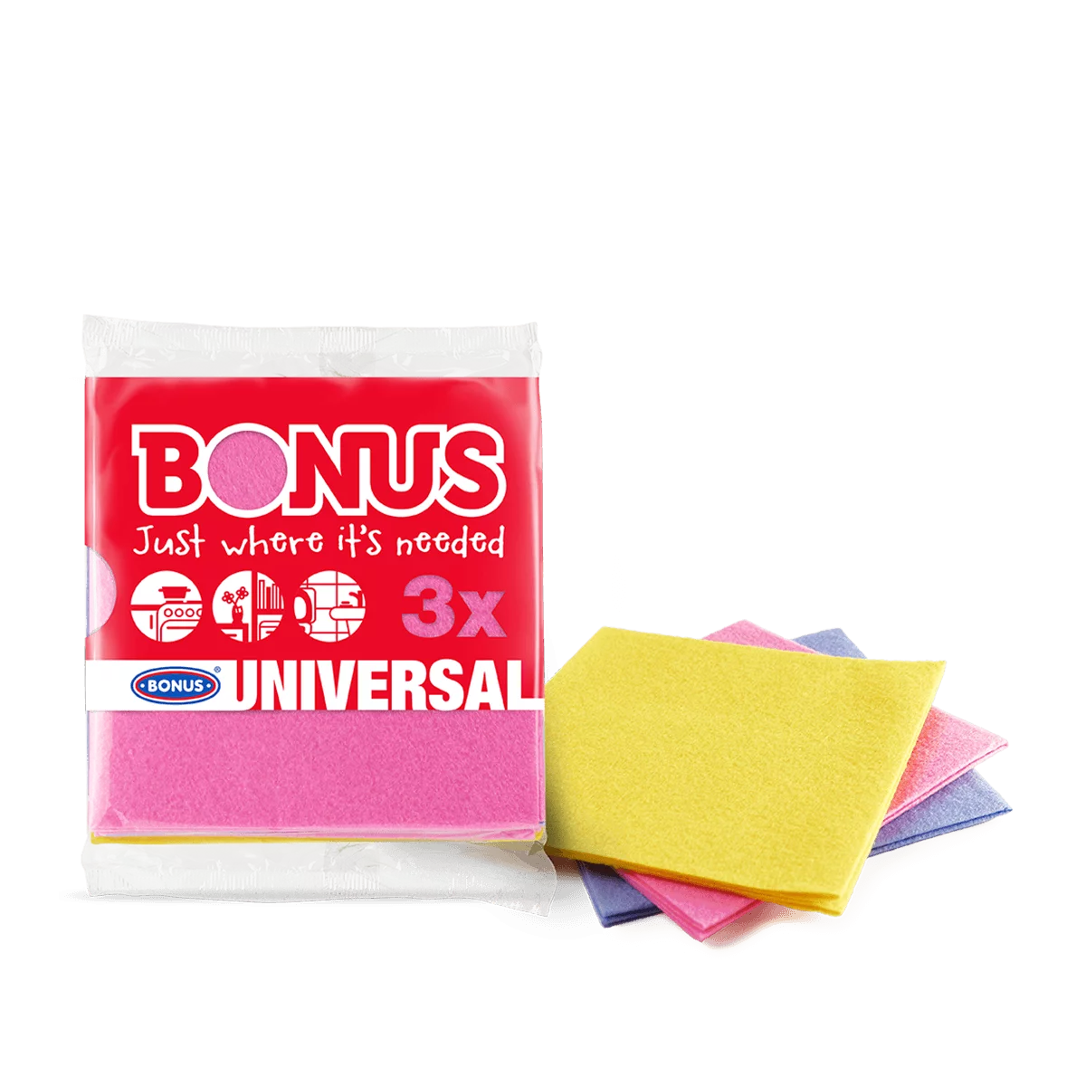 Bonus Általános törlőkendő 3db-os