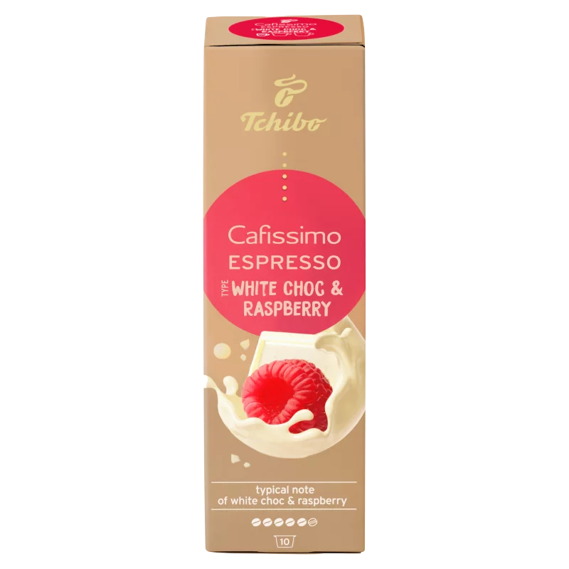 Tchibo Cafissimo Espresso White Choc & Raspberry kávékapszula 10 db 70 g