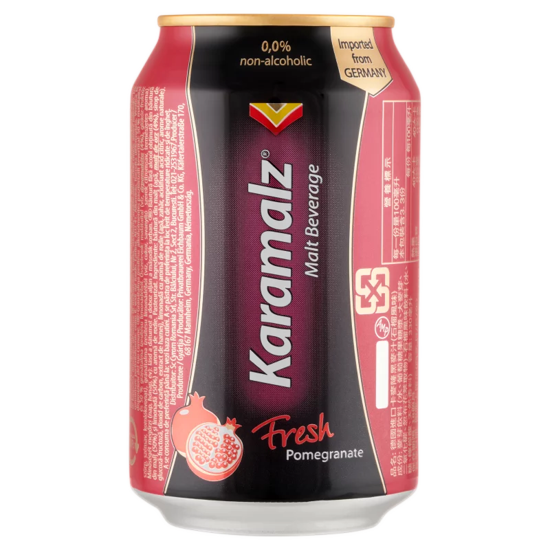 Karamalz gránátalma ízesítésű alkoholmentes pasztörizált kevert ital 0,0% 0,33 l