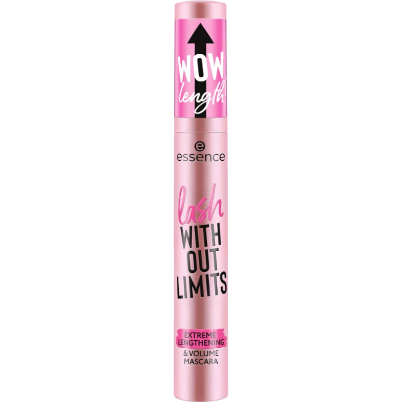 essence lash WITHOUT LIMITS EXTREME LENGTHENING & VOLUME 01 Ultra Black Szempillaspirál