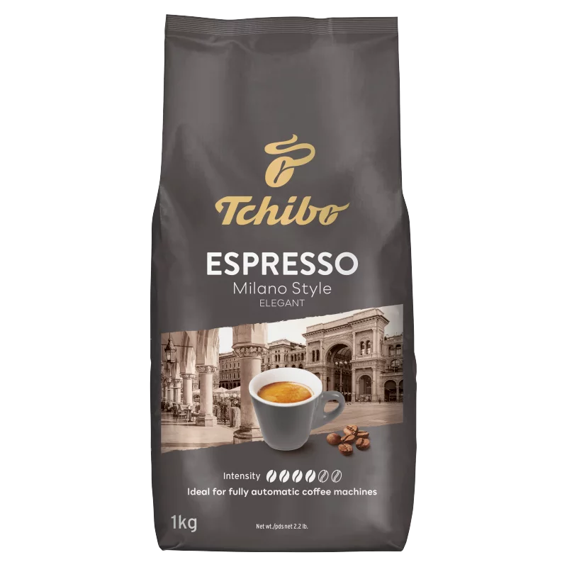 Tchibo Espresso Milano Style Elegant szemes, pörkölt kávé 1 kg