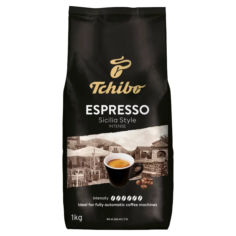 Tchibo Espresso Sicilia Style Intense szemes, pörkölt kávé 1 kg