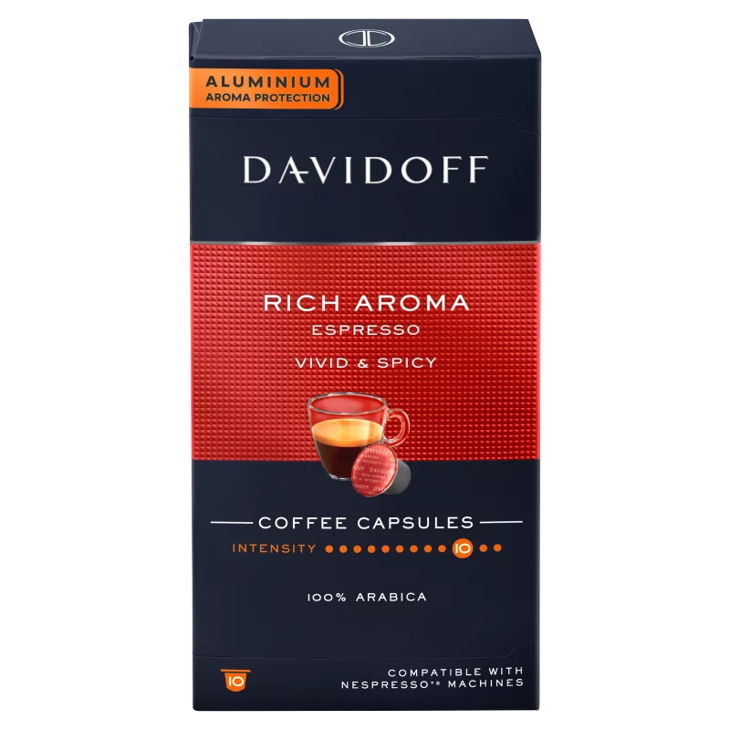 Davidoff Rich Aroma Espresso kávékapszula 10 x 5,5 g (55 g)