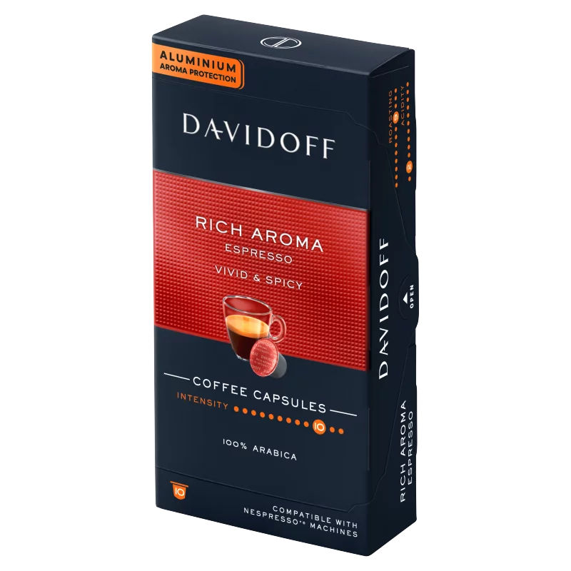 Davidoff Rich Aroma Espresso kávékapszula 10 x 5,5 g (55 g)
