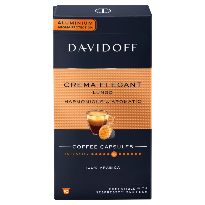 Davidoff Crema Elegant Lungo kávékapszula 10 x 5,5 g (55 g)