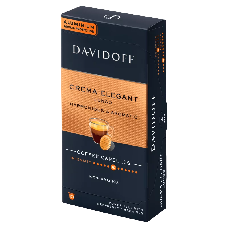 Davidoff Crema Elegant Lungo kávékapszula 10 x 5,5 g (55 g)