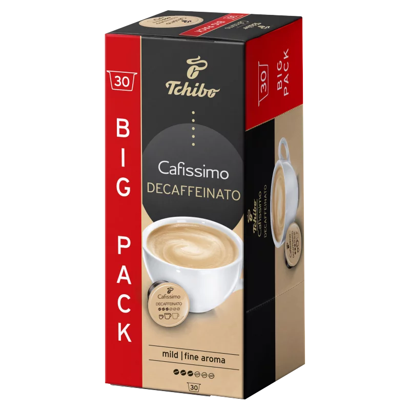Tchibo Cafissimo Decaffeinato koffeinmentes kávékapszula 30 db 210 g