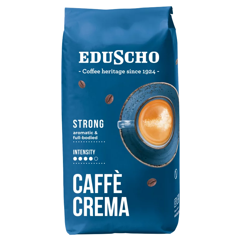 Eduscho Caffè Crema Strong pörkölt, szemes kávé 1000 g 