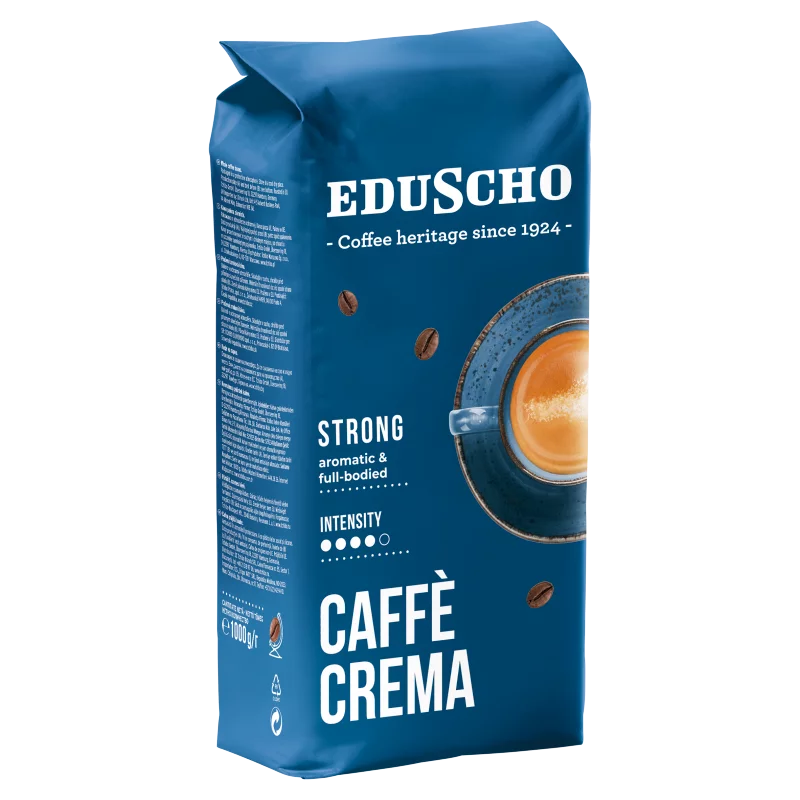 Eduscho Caffè Crema Strong pörkölt, szemes kávé 1000 g 