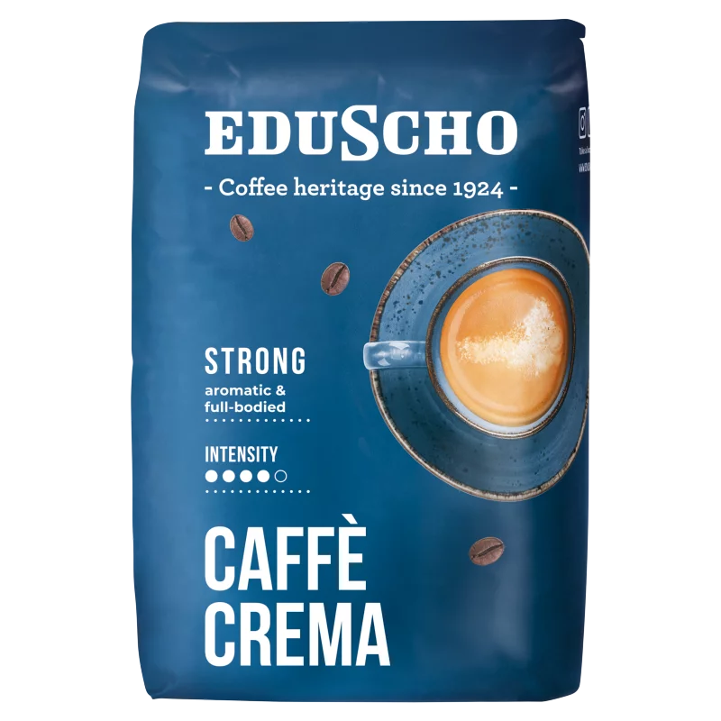 Eduscho Caffè Crema Strong pörkölt, szemes kávé 500 g 