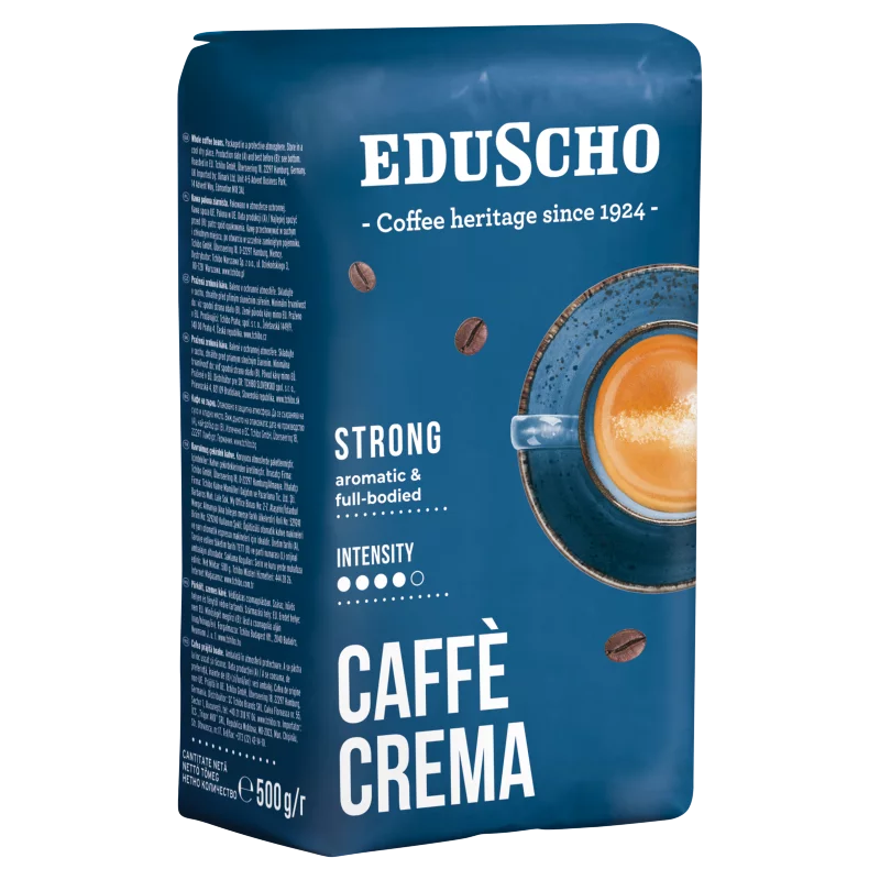 Eduscho Caffè Crema Strong pörkölt, szemes kávé 500 g 
