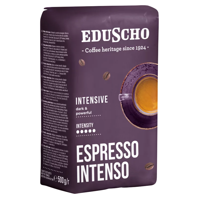 Eduscho Espresso Intenso Intensive pörkölt, szemes kávé 500 g 