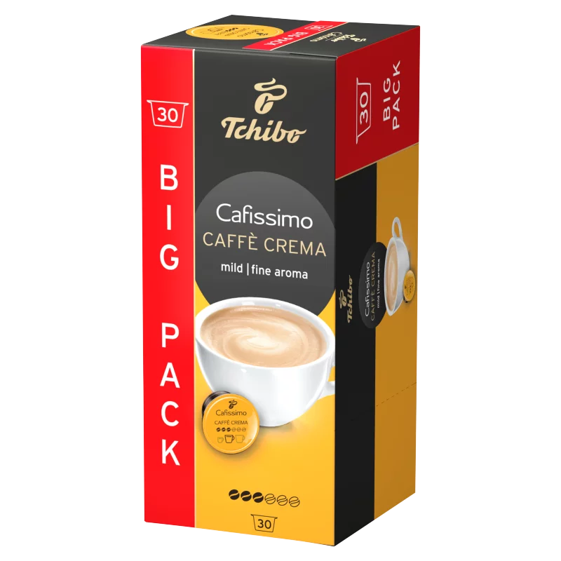 Tchibo Cafissimo Caffè Crema Fine Aroma kávékapszula 30 x 7 g (210 g)