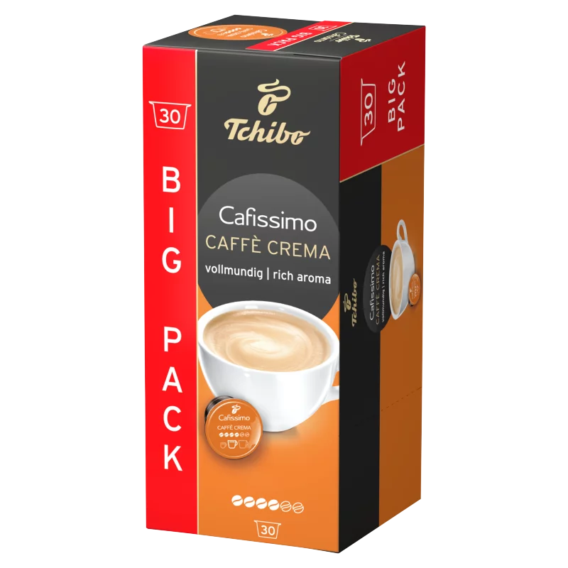 Tchibo Cafissimo Caffè Crema Rich Aroma kávékapszula 30 x 7,4 g (222 g)