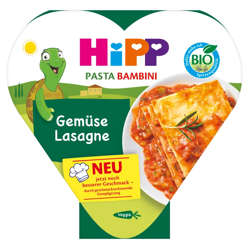 HiPP bio zöldséges lasagne 1 éves kortól 250 g