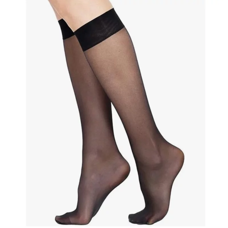 Calze D´oro Mia krepp térdfix 2 pár, nero (fekete)