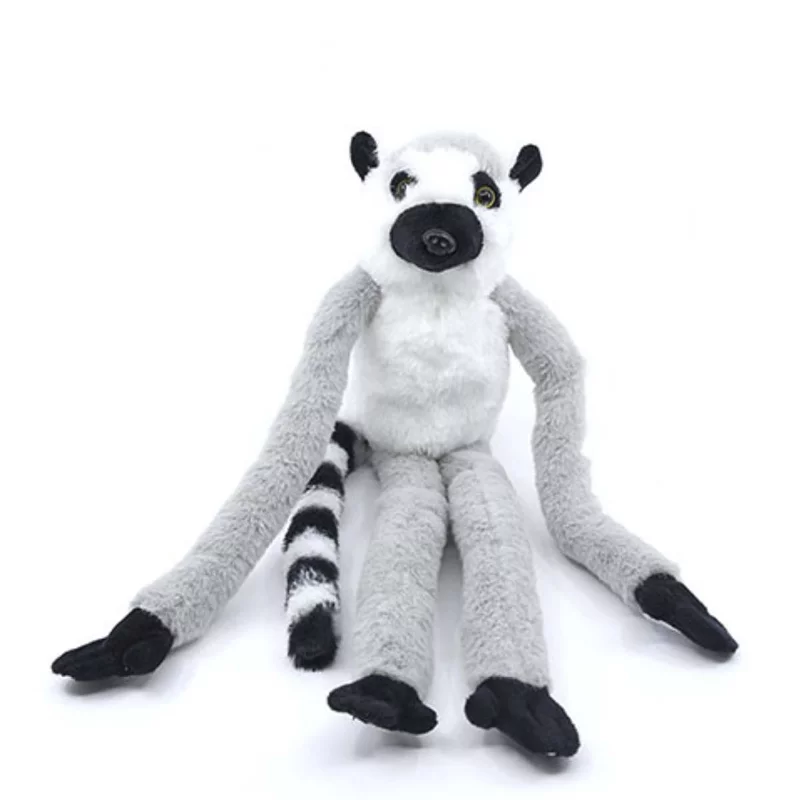 Plüss Hosszúkezű majom 42 cm - Szürke