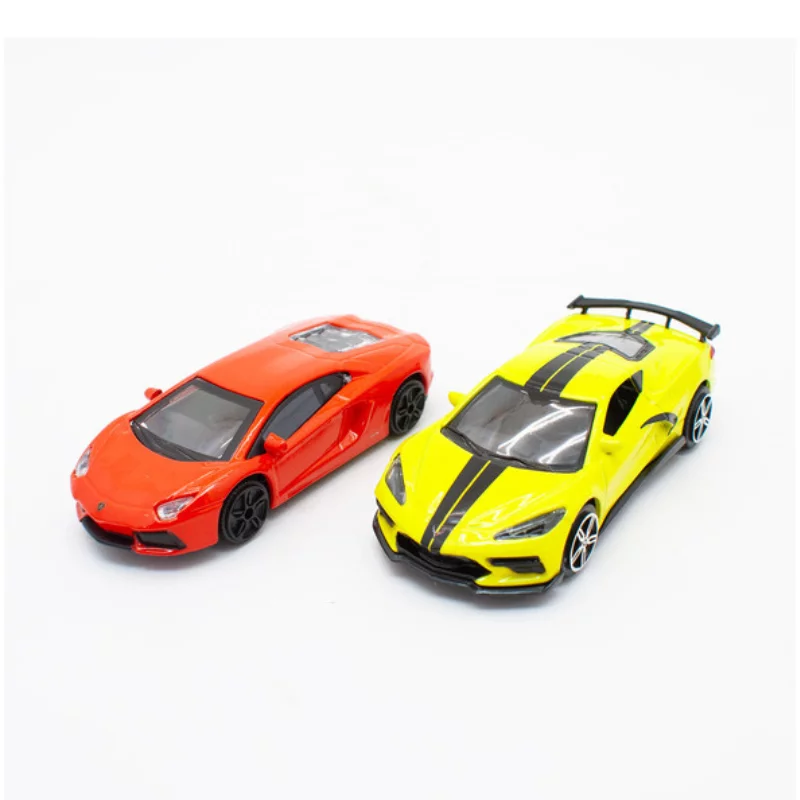 Bburago Street Fire kisautó 2db 1:43 - Lamborghini és Corvette