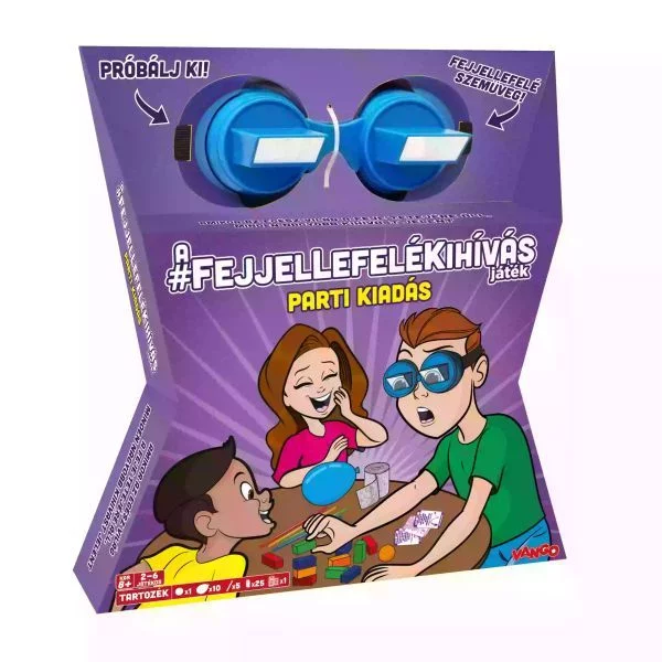 A Fejjellefelékihívás játék parti kiadás - Ügyességi társasjáték