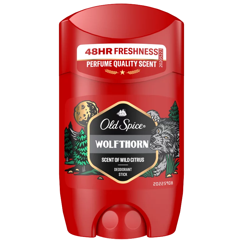 Old Spice Wolfthorn Stift Dezodor Férfiaknak, Alumíniummentes, 48 Órás Frissesség,  50 ml