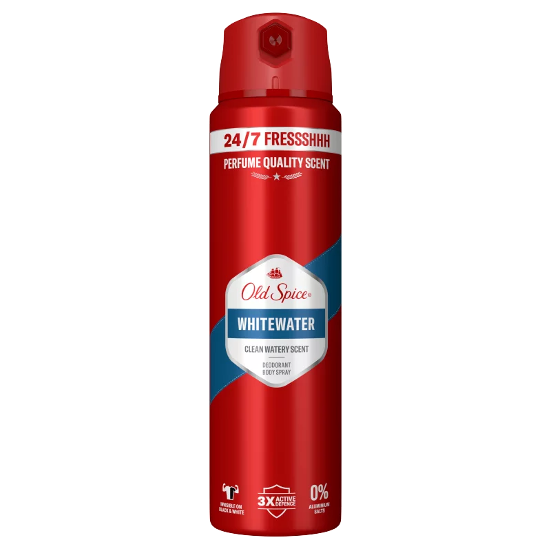 Old Spice Whitewater Deo Spray Férfiaknak, 150 ml