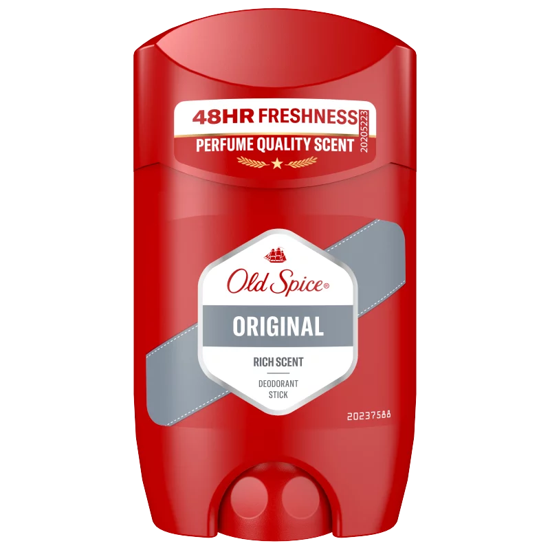 Old Spice Original Stift Dezodor Férfiaknak, Alumíniummentes, 48 Órás Frissesség, 50 ml