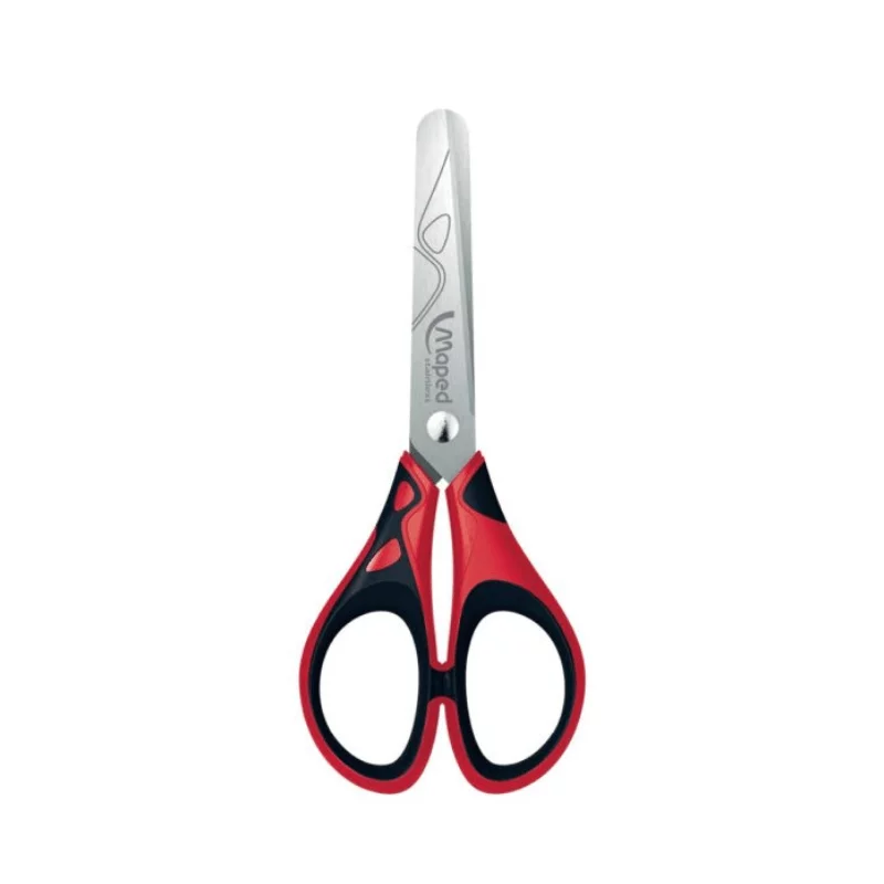 Maped olló iskolai 13 cm Essentials Soft - Piros