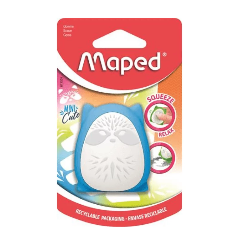 Maped stresszoldó radír Mini Cute - Kék