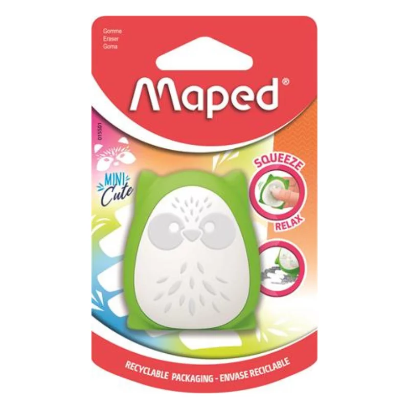 Maped stresszoldó radír Mini Cute - Zöld