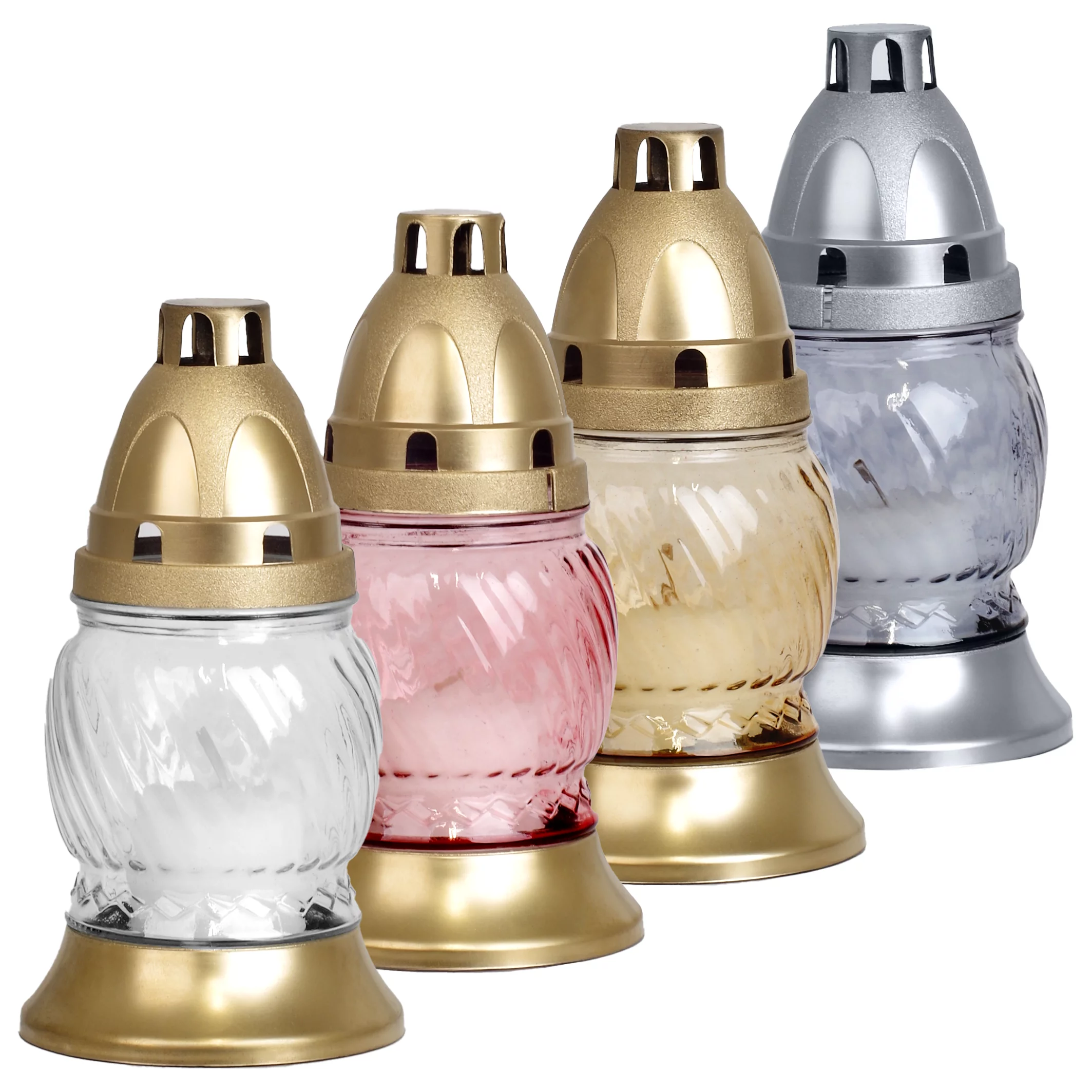 Üvegmécses 16cm - Fehér