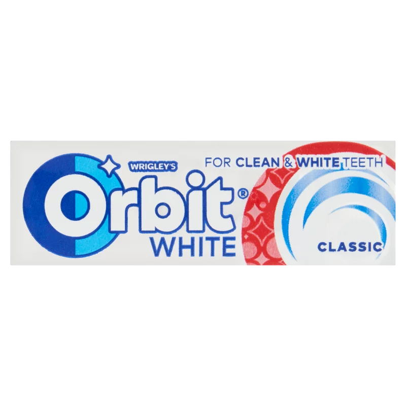 Orbit White Classic mentaízű cukormentes rágógumi édesítőszerrel 14 g