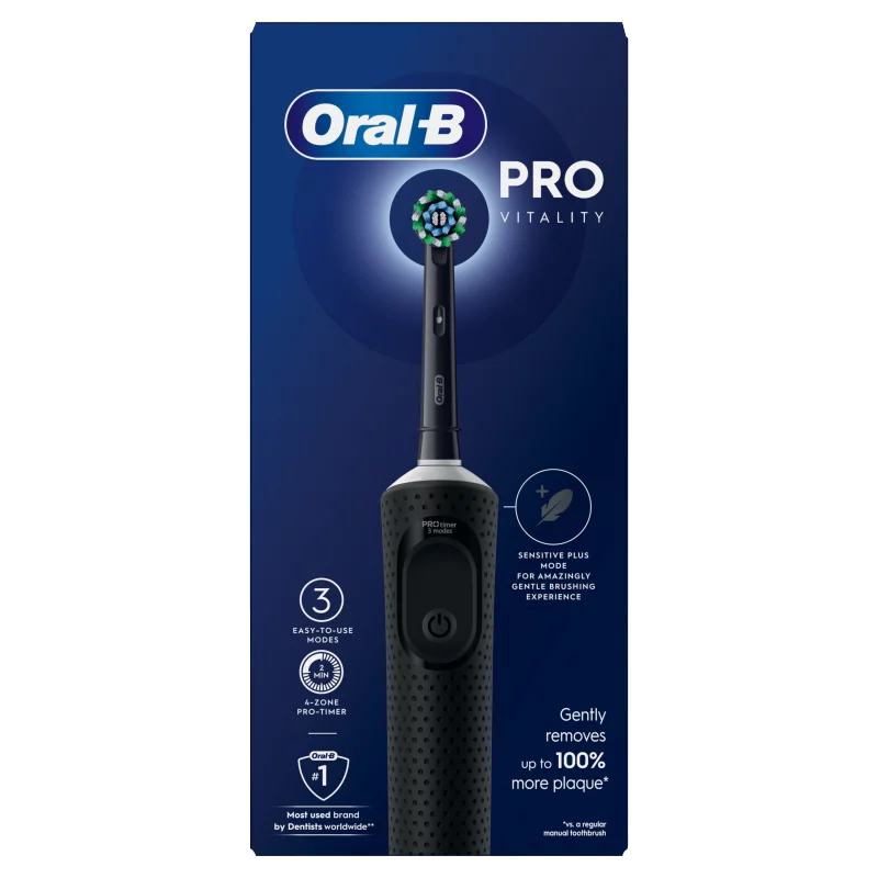 Oral-B Vitality Pro Elektromos Fogkefe, Fekete