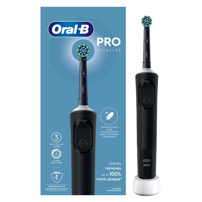 Oral-B Vitality Pro Elektromos Fogkefe, Fekete