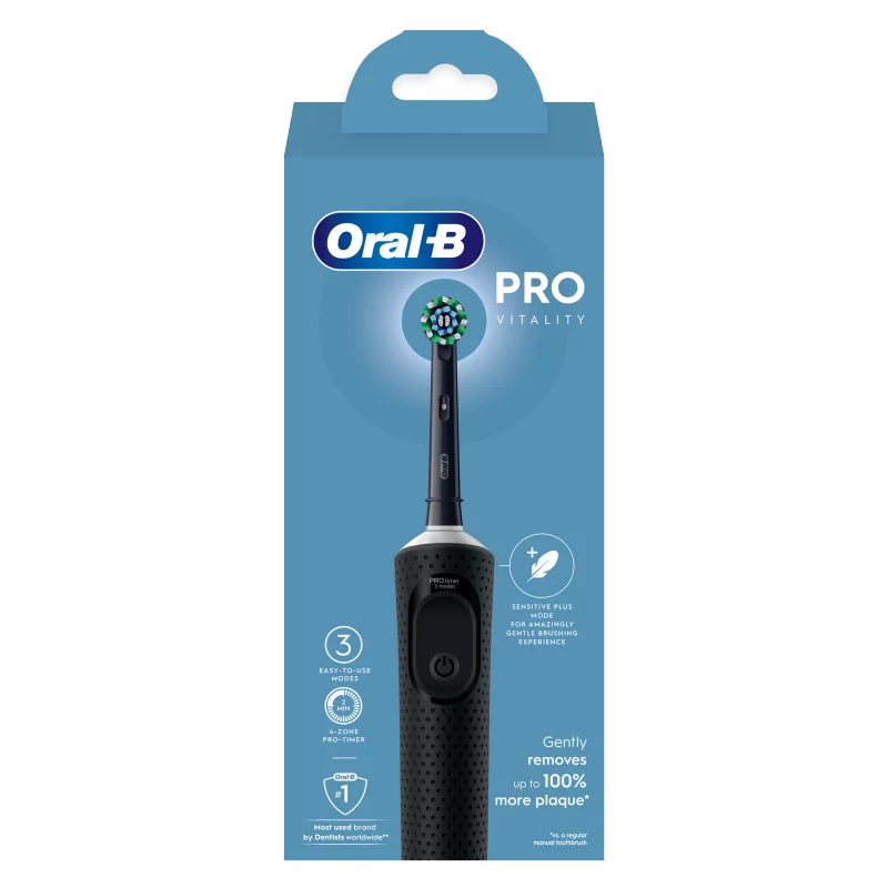 Oral-B Vitality Pro Elektromos Fogkefe, Fekete