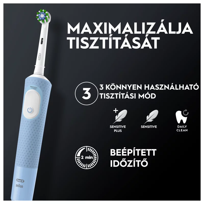 Oral-B Vitality Pro Elektromos Fogkefe, Fekete