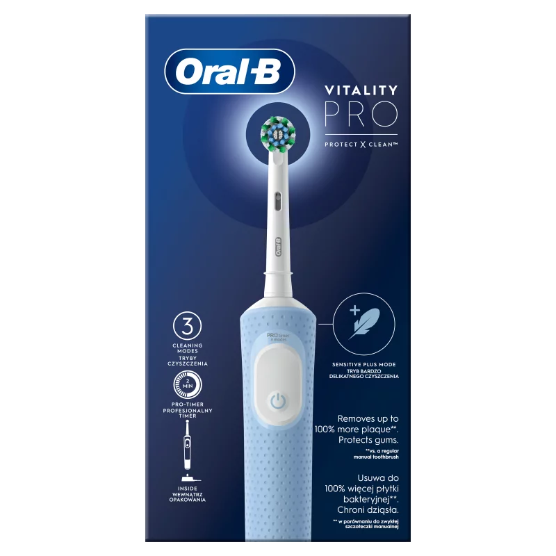 Oral-B Vitality Pro Elektromos Fogkefe, Kék