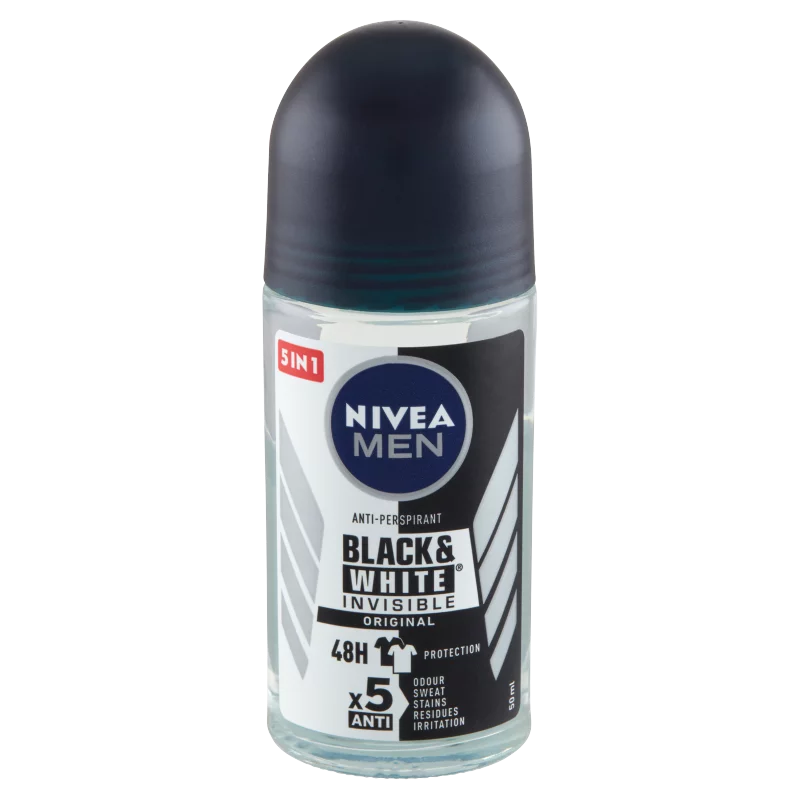 NIVEA MEN Black & White Invisible Original golyós dezodor 50 ml