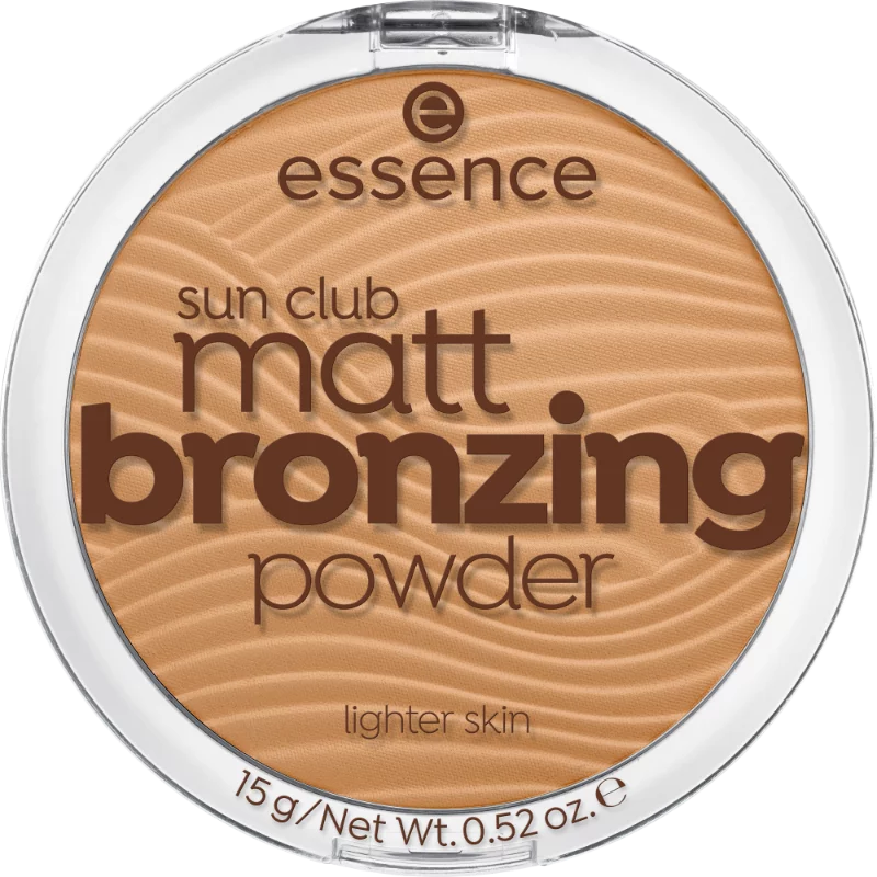 essence sun club matt bronzing 01 natural Púder