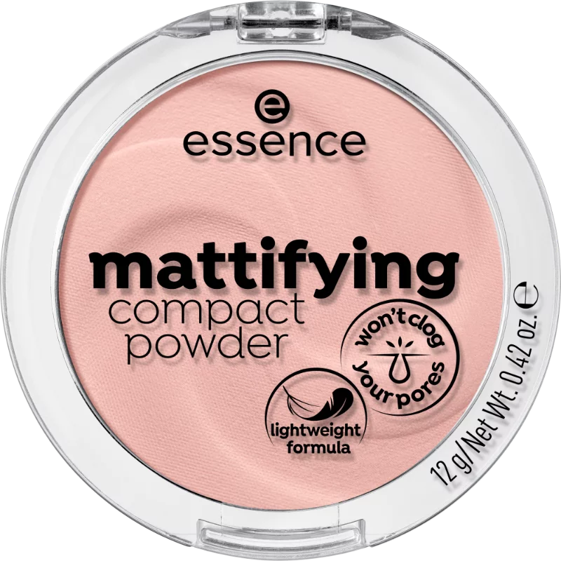 essence mattifying compact 10 light beige Púder