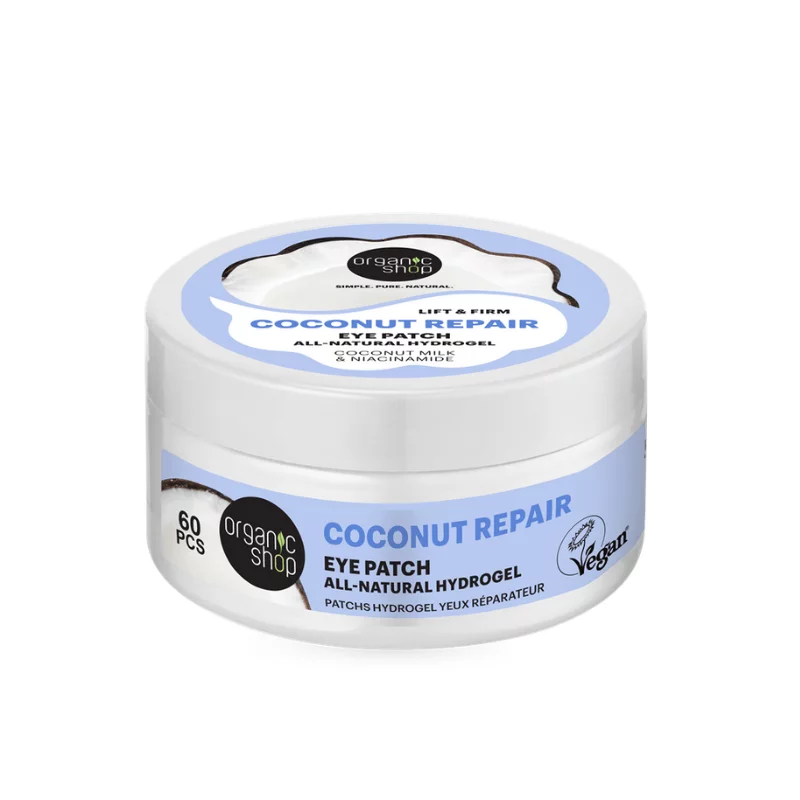 Organic Shop szemmaszk 60db kókusztejjel és niacinamiddal