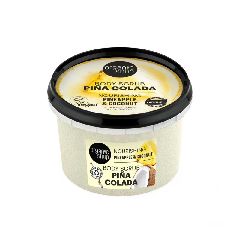 Organic Shop testradír 250ml "Pina Colada" tápláló ananásszal és kókusszal