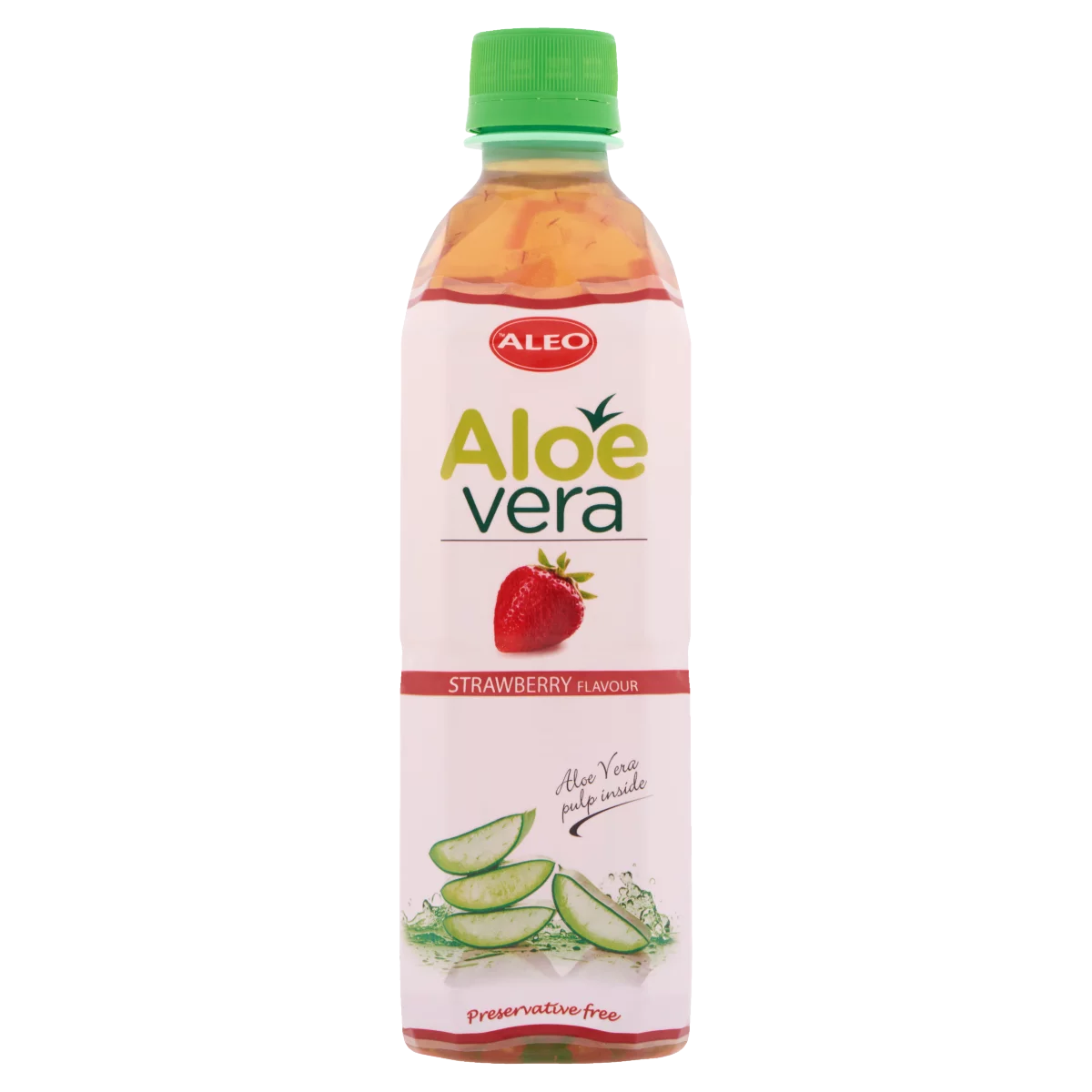 Aleo eper ízű aloe vera ital 500 ml