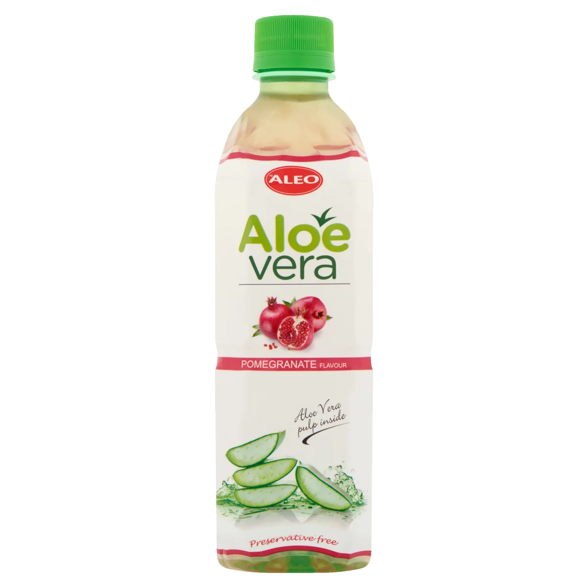 Aleo gránátalma ízű aloe vera ital 500 ml