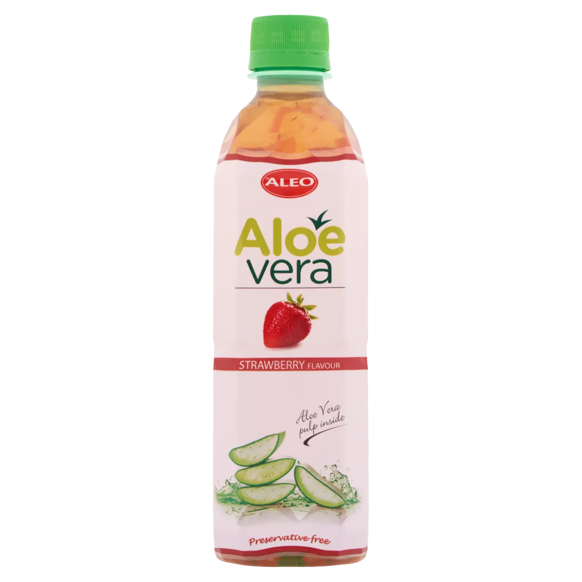 ALEO aloe vera üdítőital 500ml strawberry 