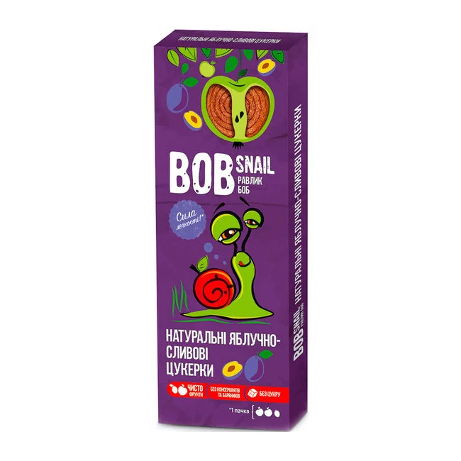 Bobsnail gyümölcs csiga 30g alma-szilva