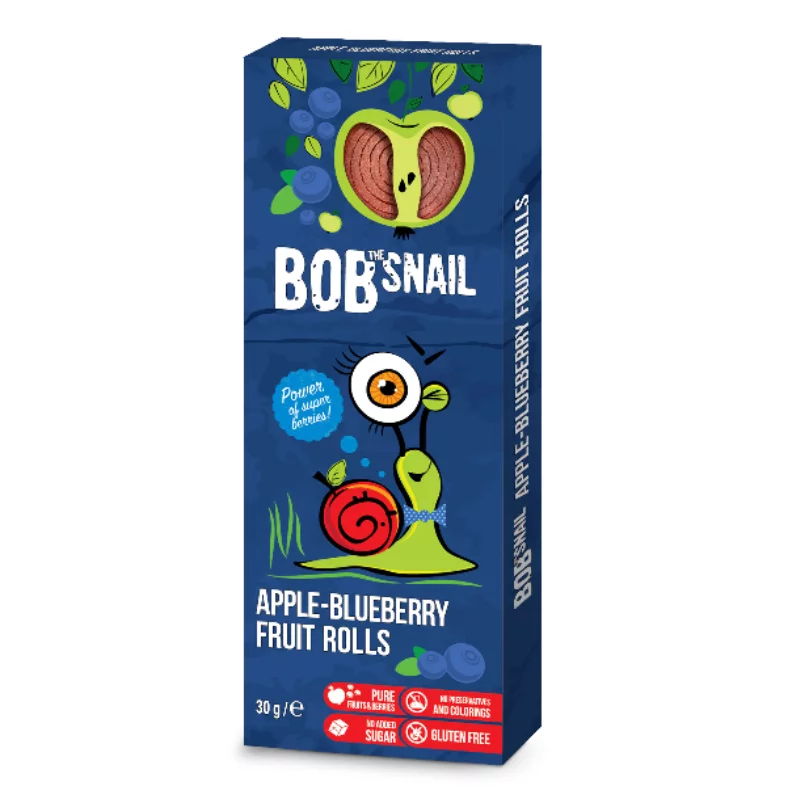 Bob Snail gyümölcs csiga 30g alma-áfonya